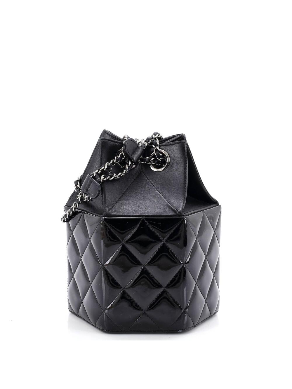 Chanel Hexagon Cc Drawstring Bucket Bag #249665C31B